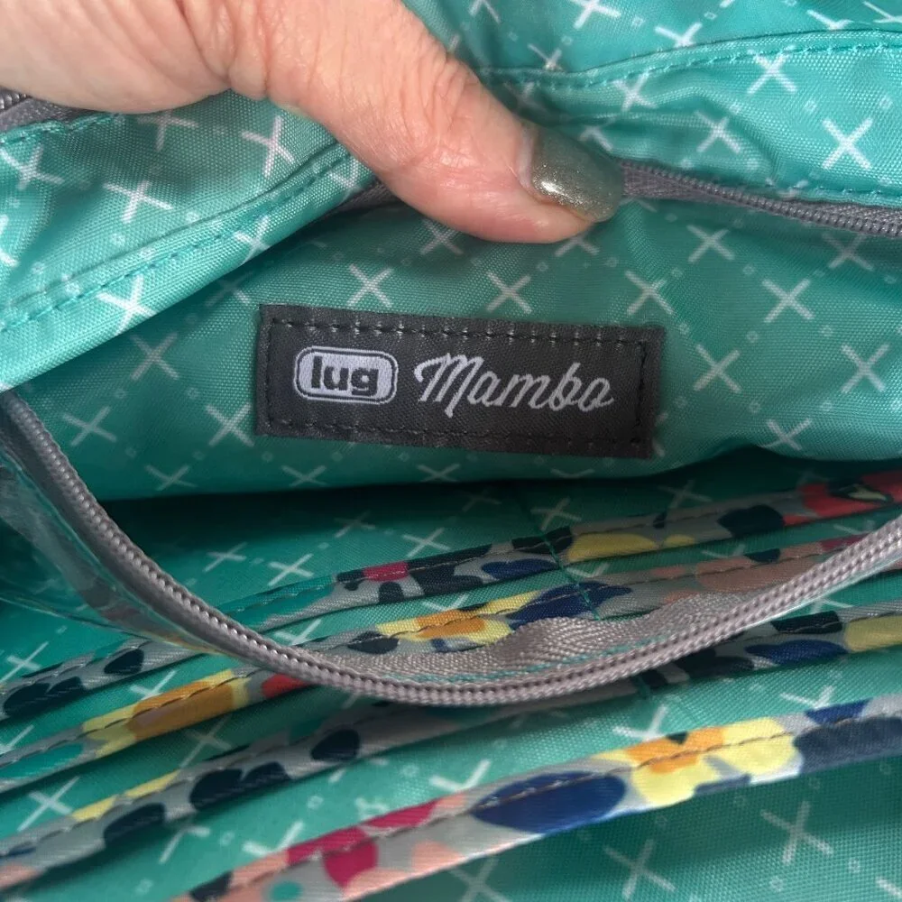Lug Mambo Wildflower Quilted Crossbody Shoulder Bag RFID NWOT